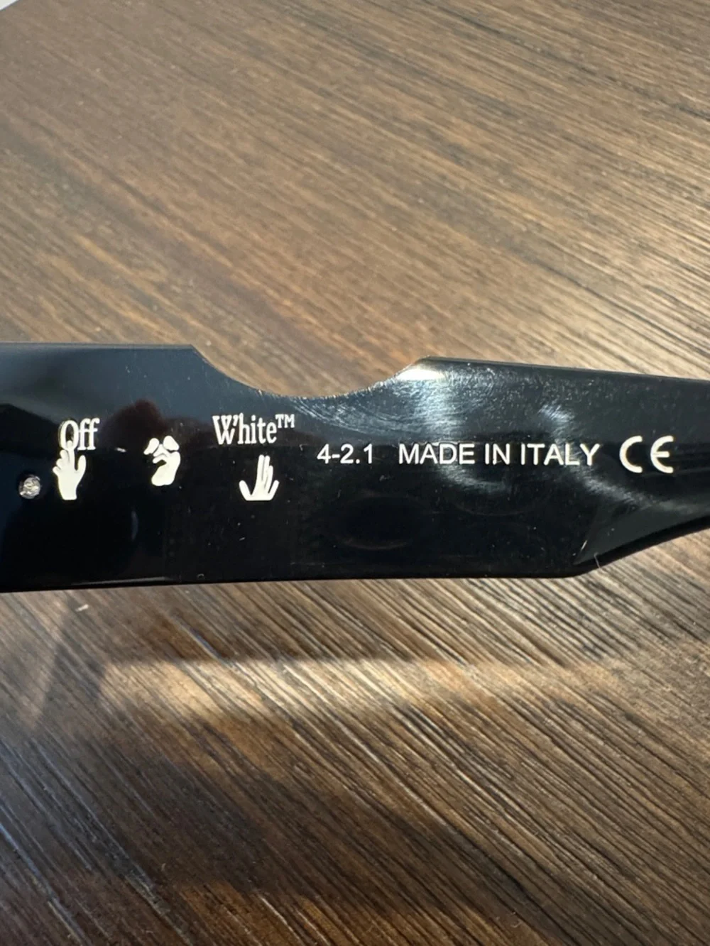 Off-White Black Cady Cutout Sunglasses